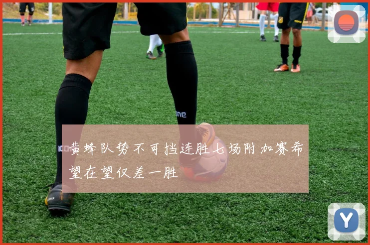 黄蜂队势不可挡连胜七场附加赛希望在望仅差一胜